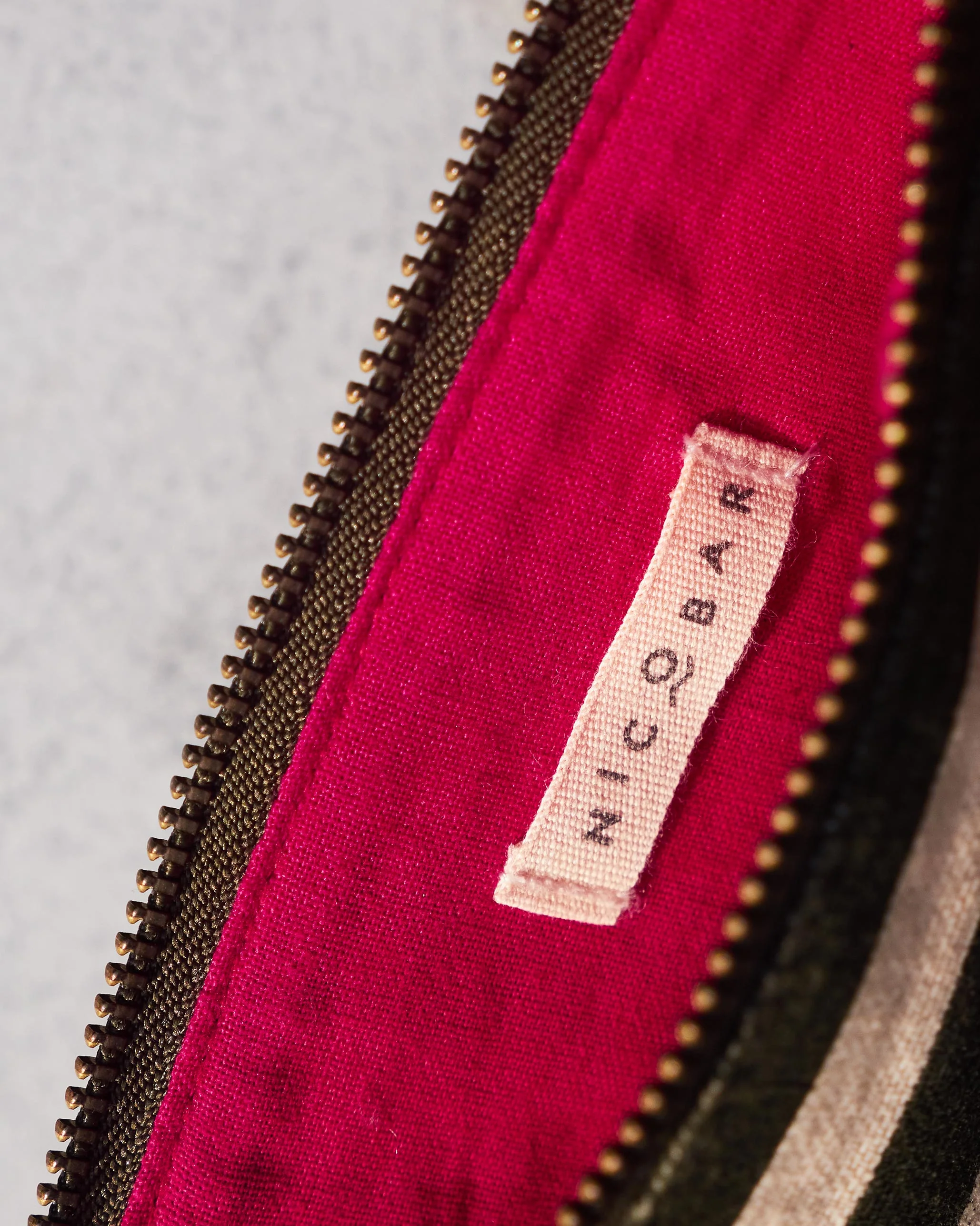 Alphabet B Pouch - Olive Night - Image 3